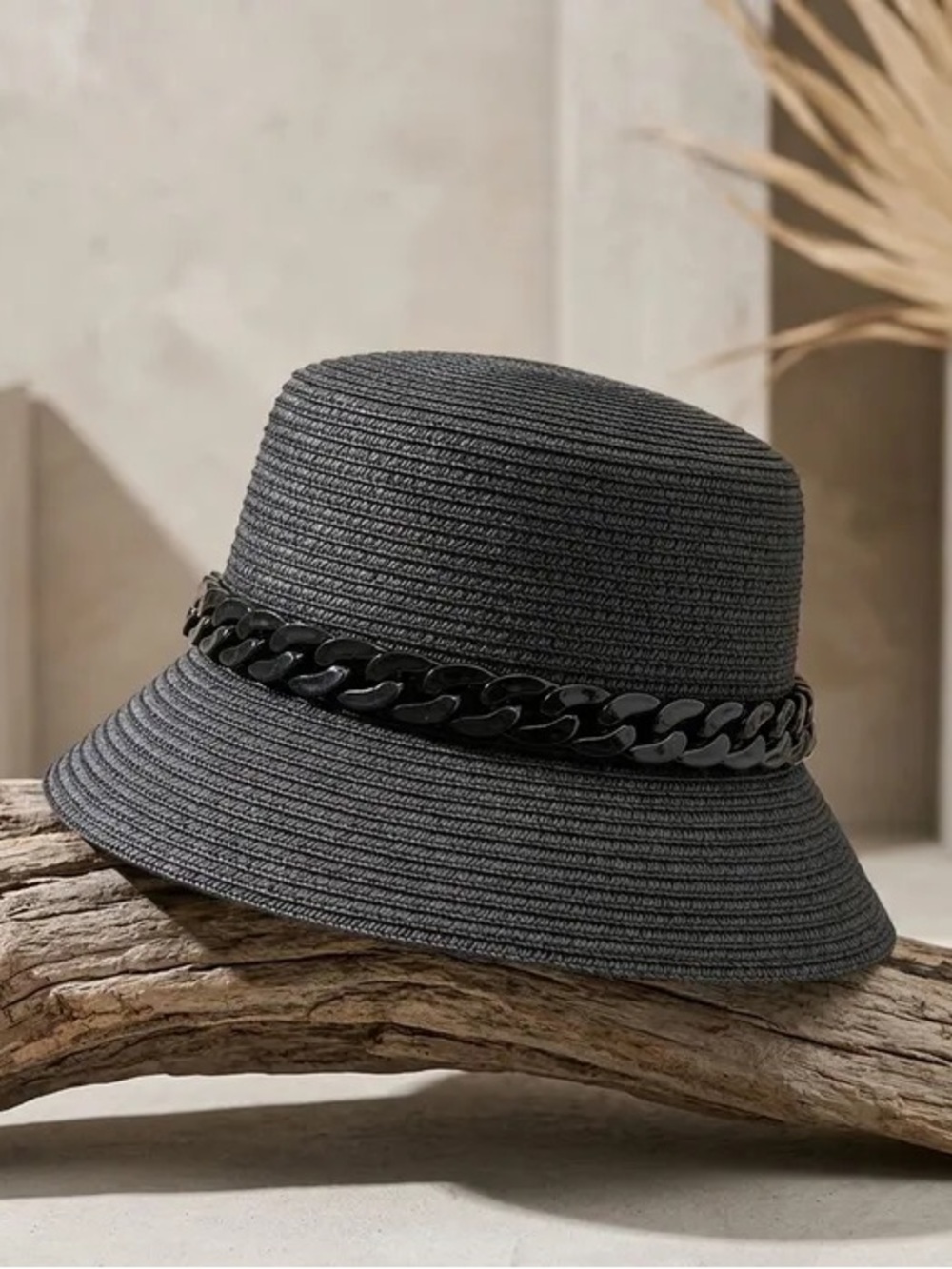 Chain Detail Bucket Hat - Picture 2 of 6